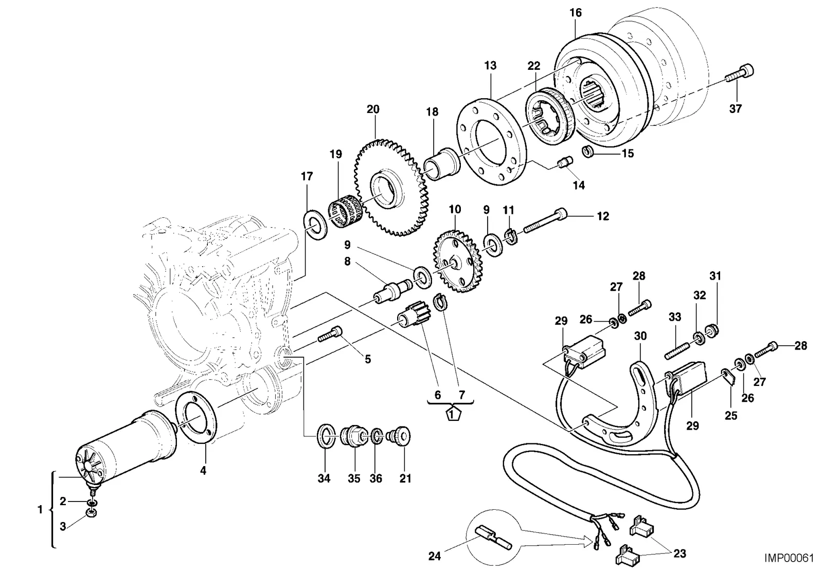 GERADOR - MOTOR DE PARTIDA