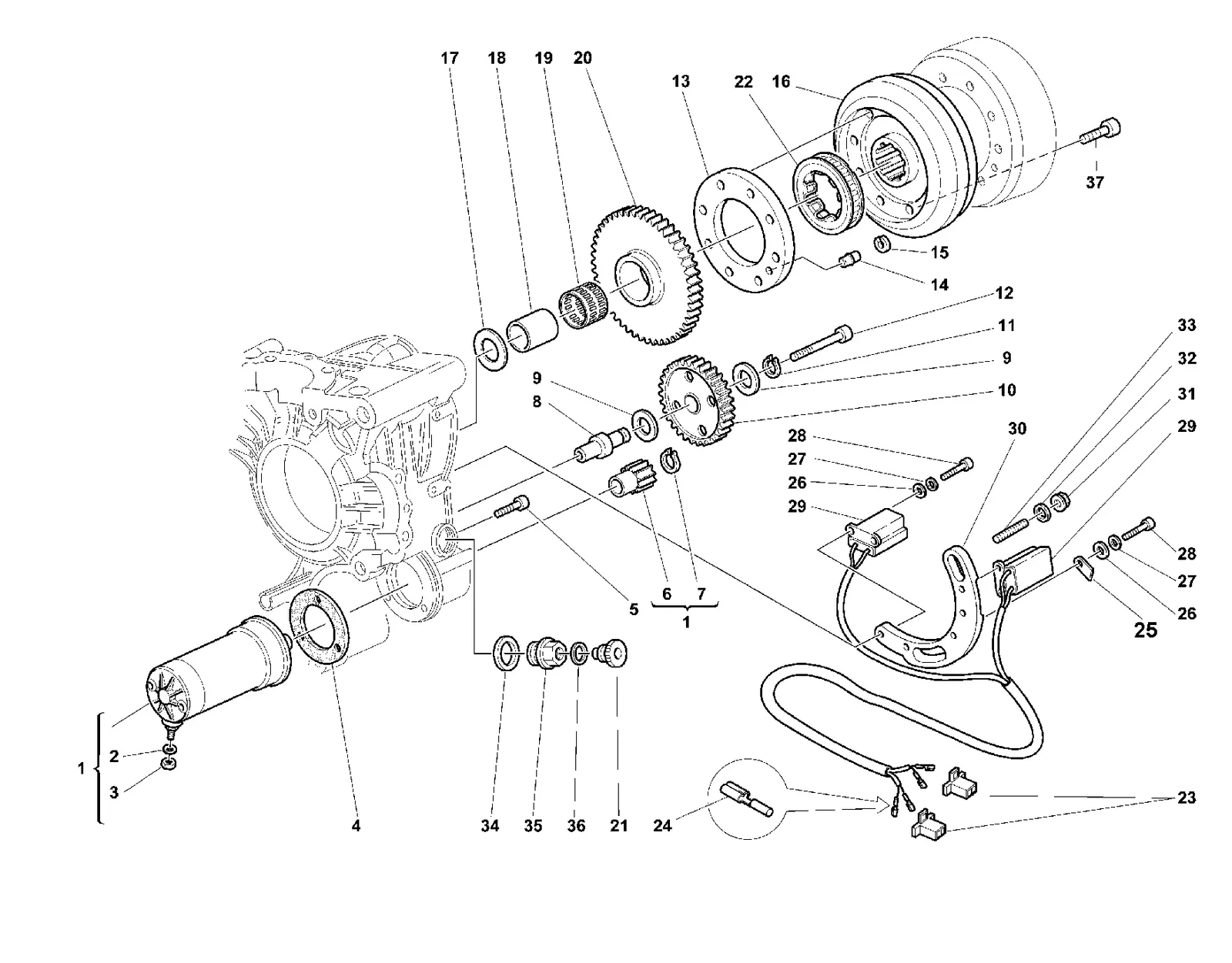 GERADOR - MOTOR DE PARTIDA