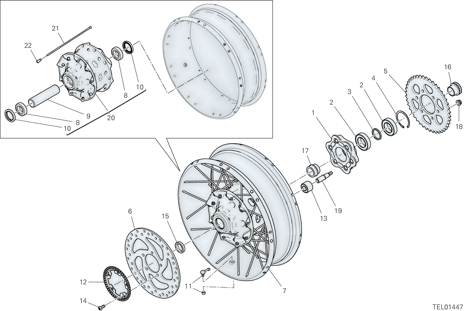 RODA TRASEIRA