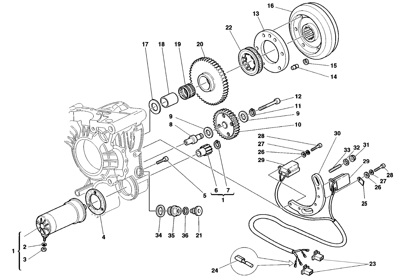 GERADOR - MOTOR DE PARTIDA