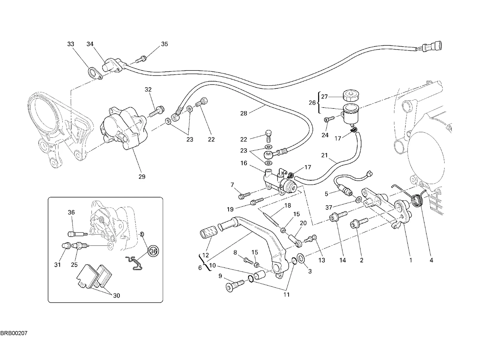 SISTEMA DE FREIO TRASEIRO