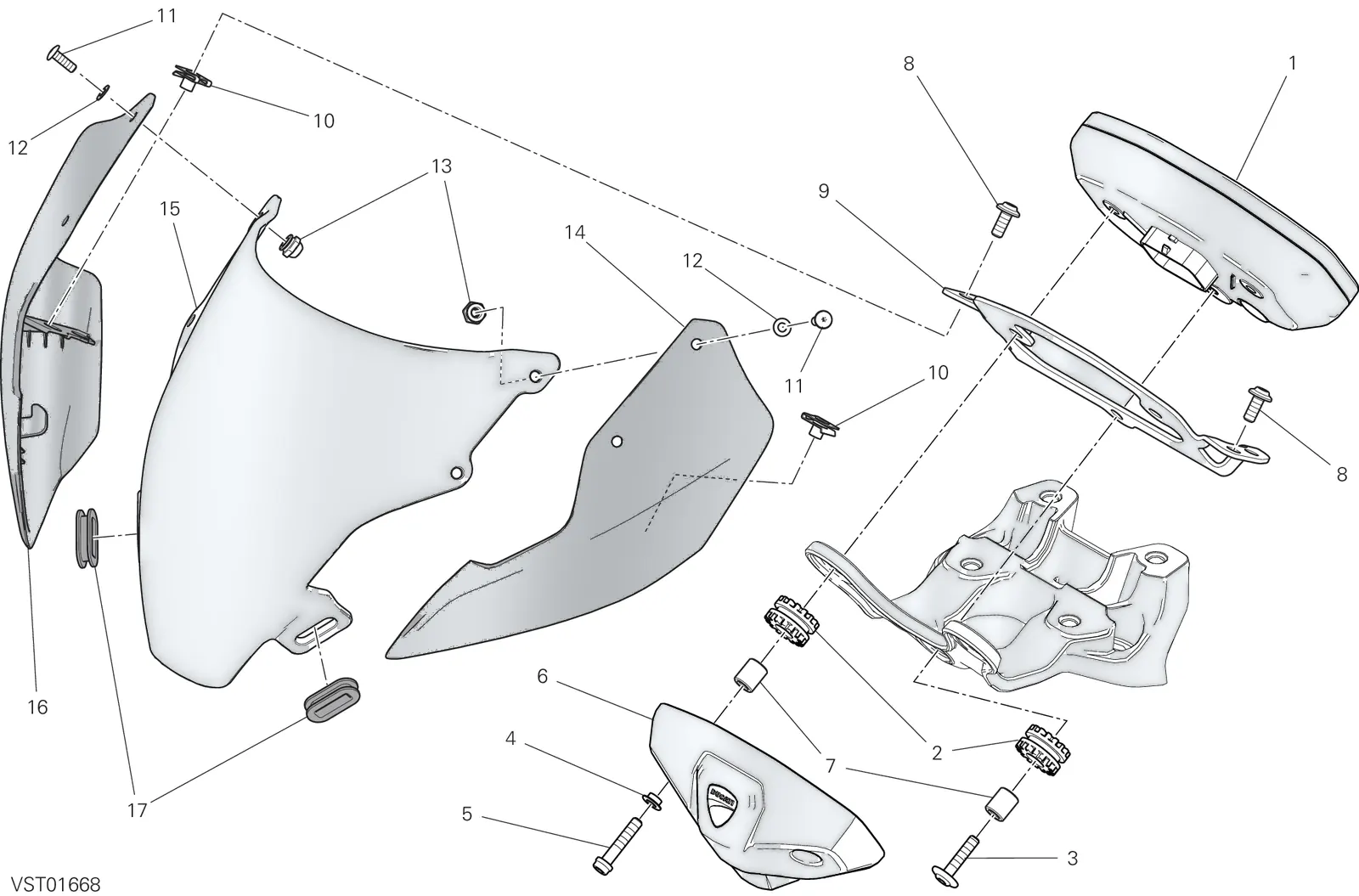 PAINEL DE INSTRUMENTOS - CÚPULA