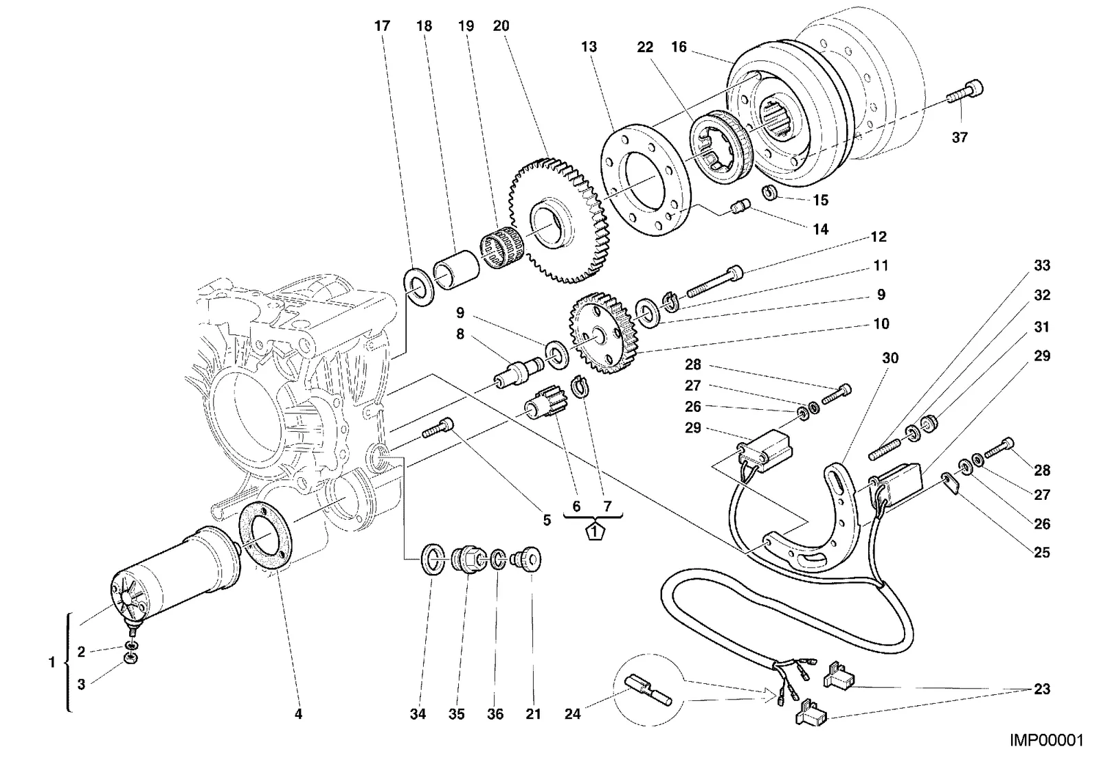 GERADOR - MOTOR DE PARTIDA