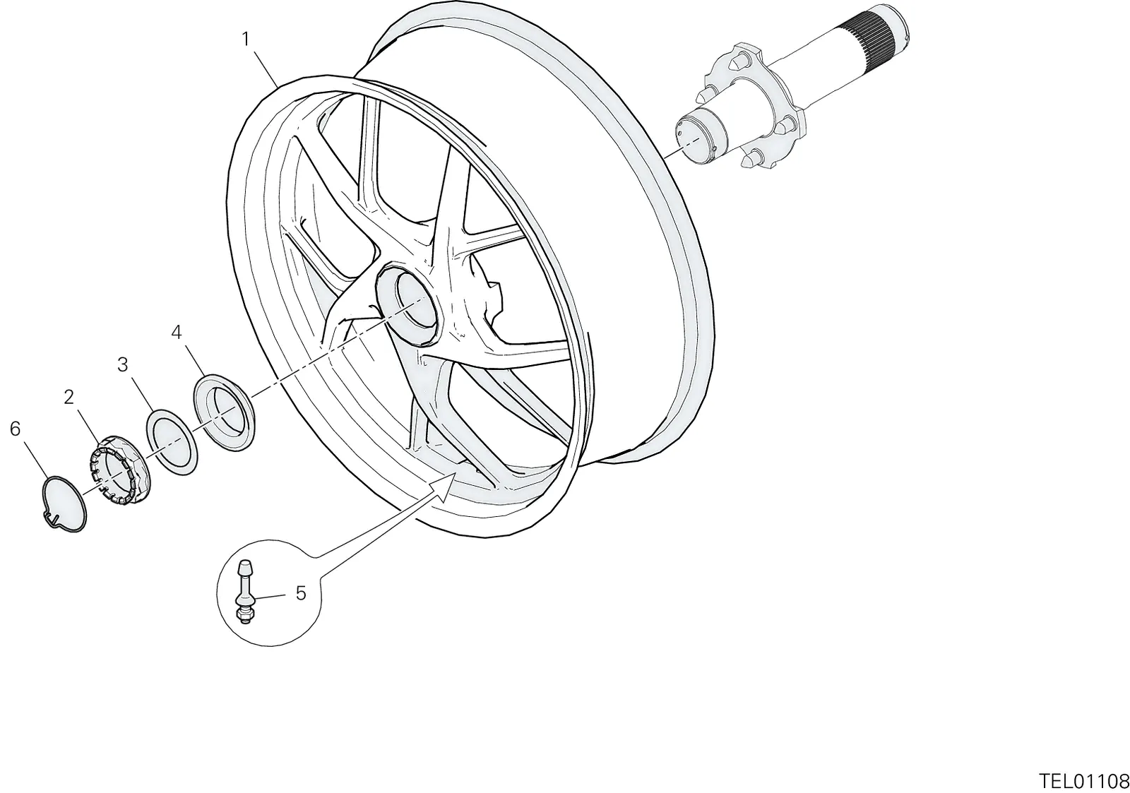 RODA TRASEIRA