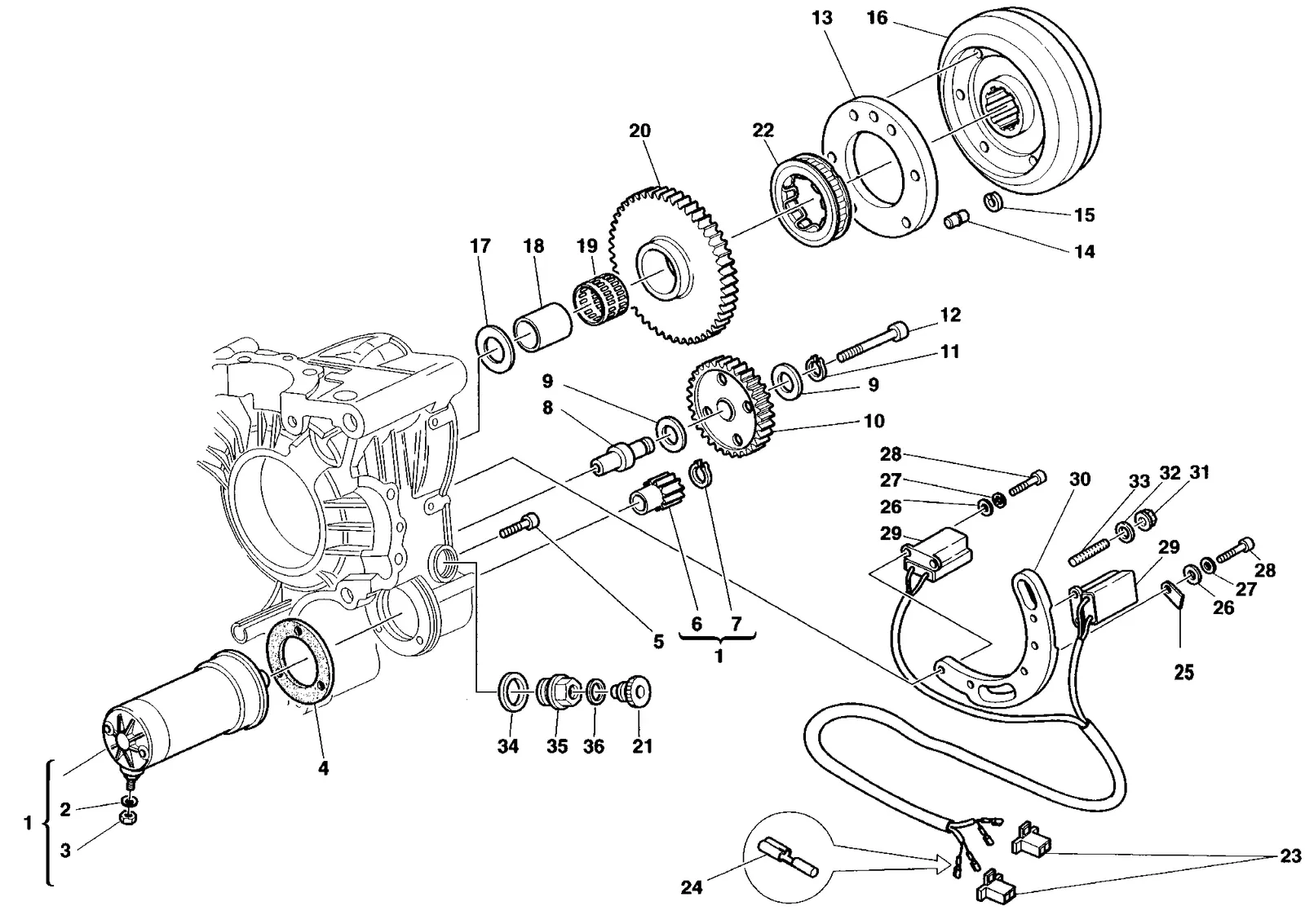 GERADOR - MOTOR DE PARTIDA