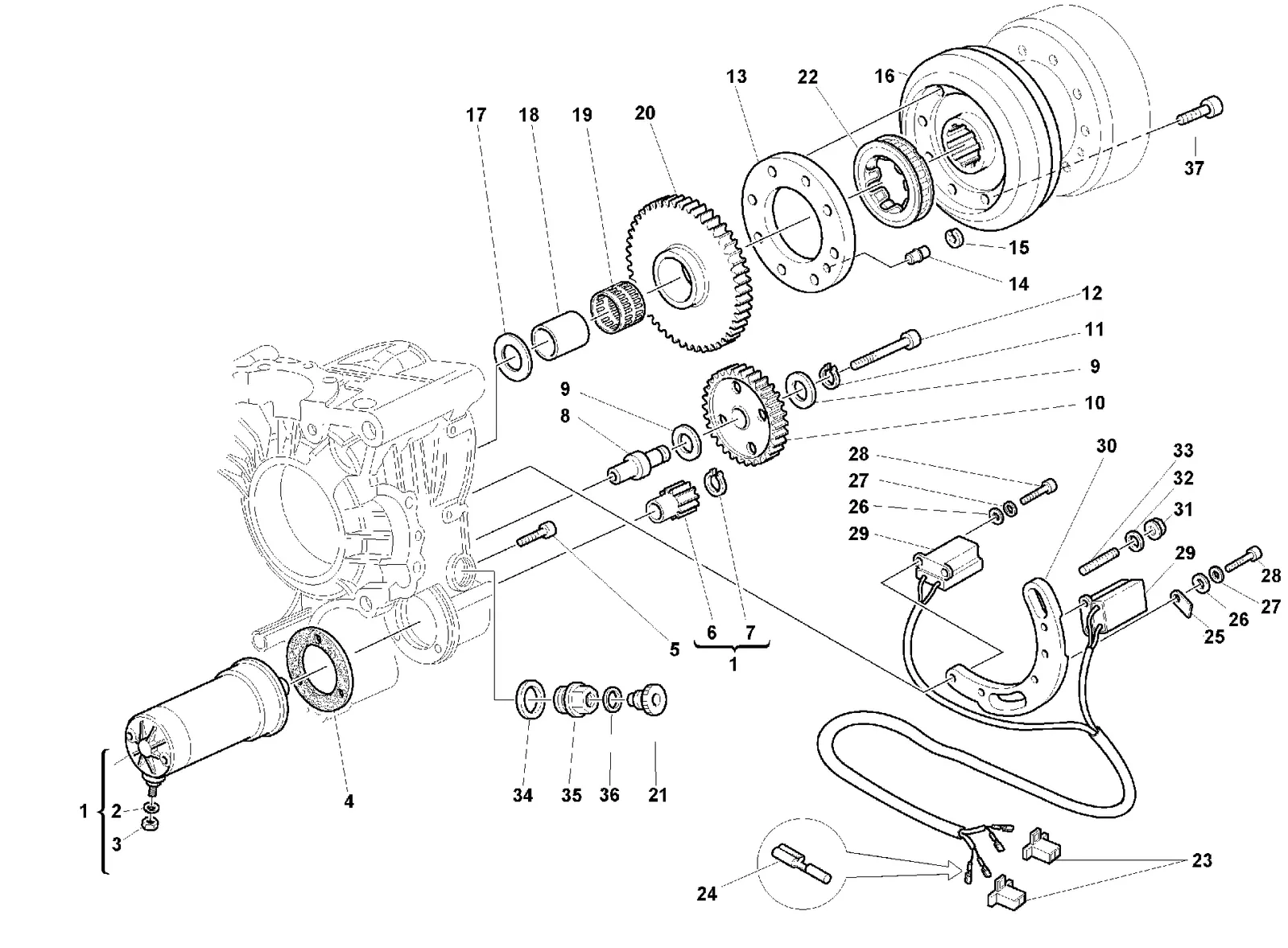 GERADOR - MOTOR DE PARTIDA