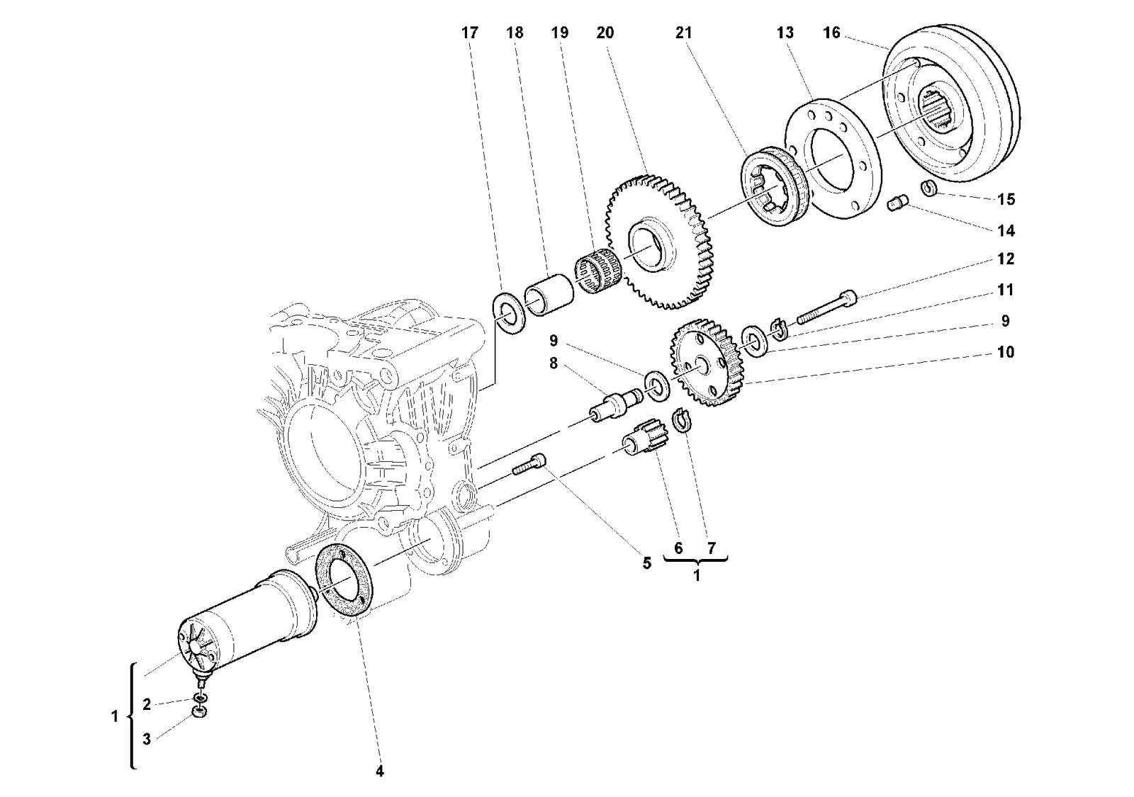 GERADOR - MOTOR DE PARTIDA