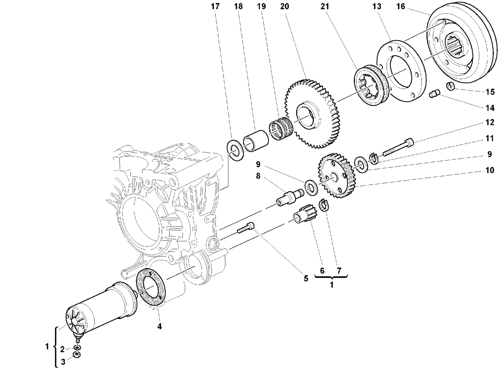 GERADOR - MOTOR DE PARTIDA