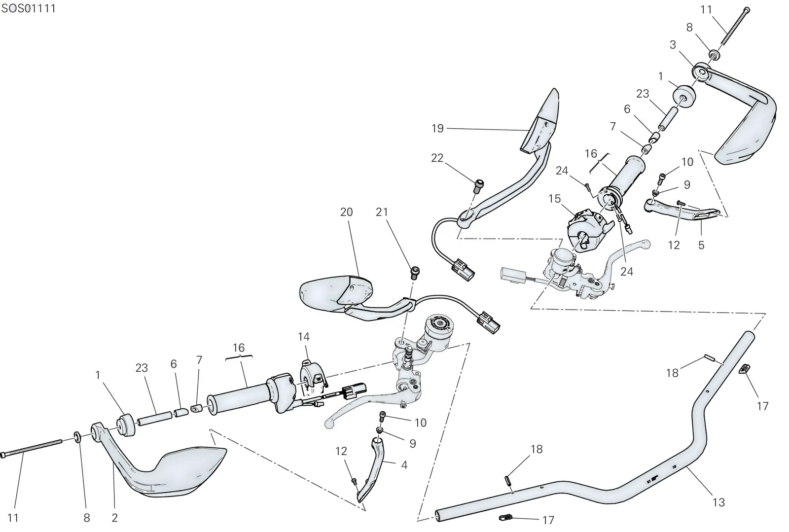HANDLEBAR AND CONTROLS