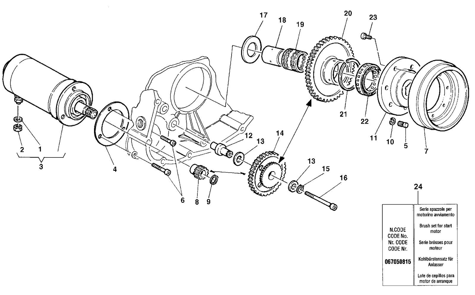 GERADOR - MOTOR DE PARTIDA