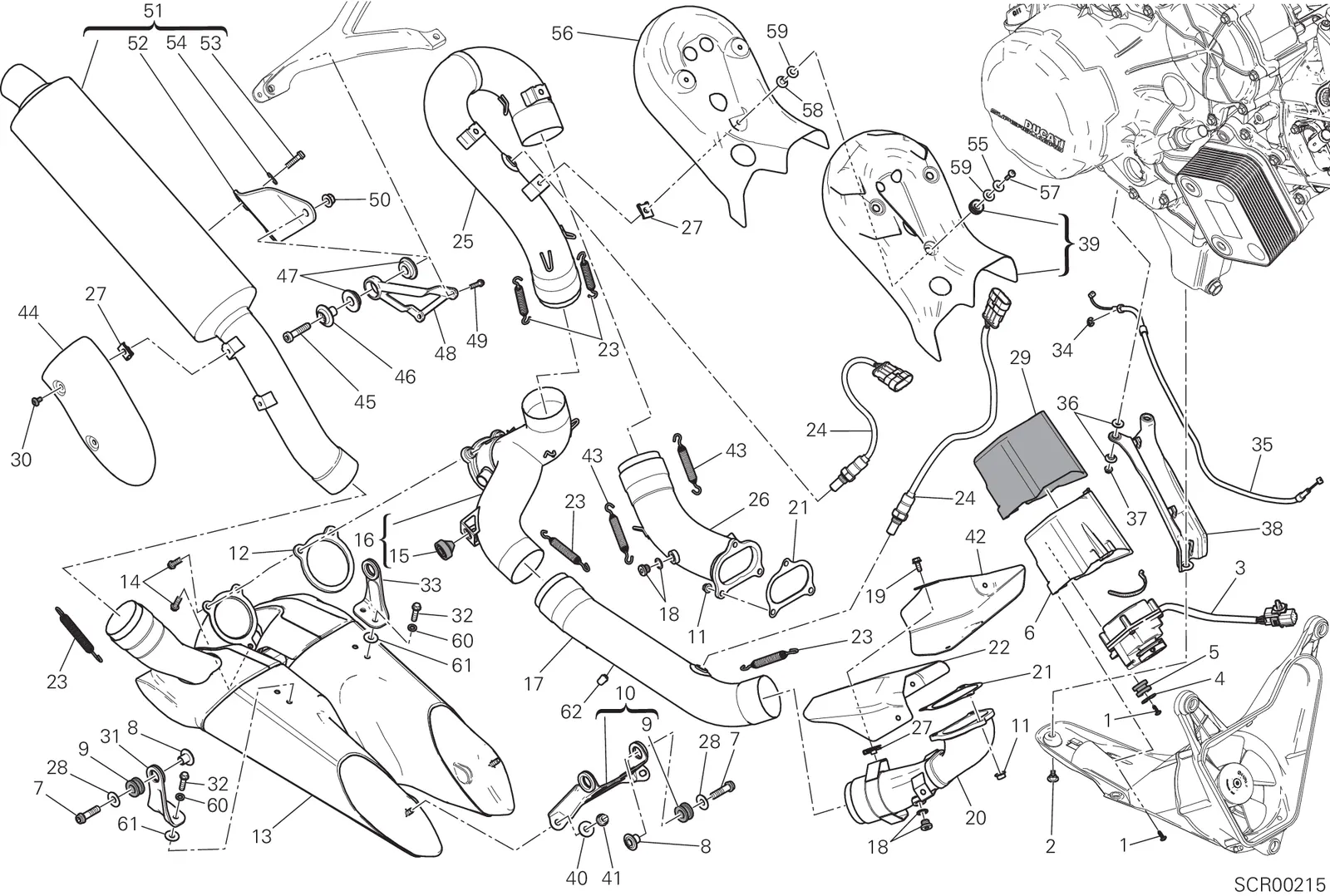 EXHAUST SYSTEM (JAP)