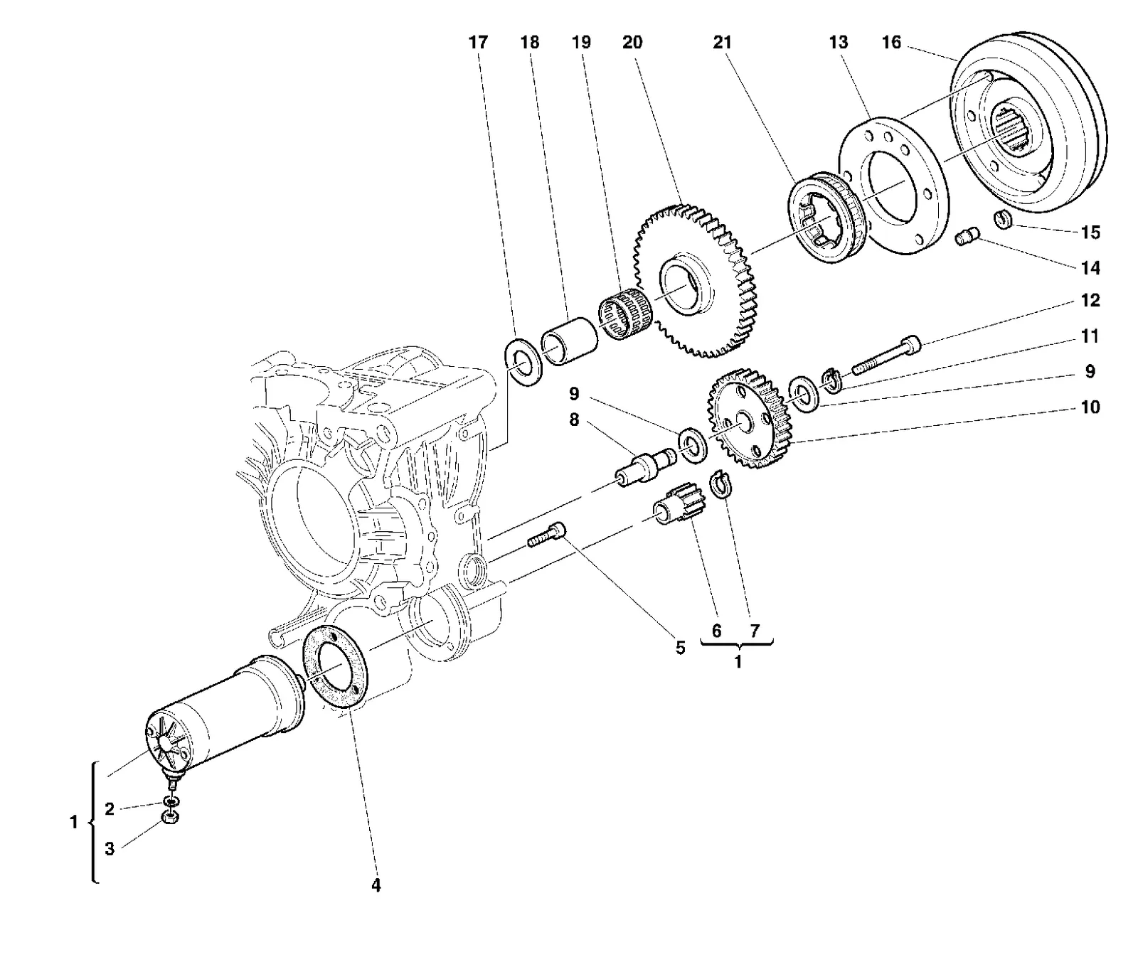 GERADOR - MOTOR DE PARTIDA